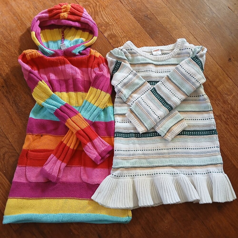 Long-Sleeved Sweater Dresses